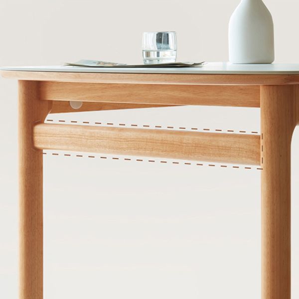 Solid Wood Frame Dining Table Rectangle Dinette Table for Home Clearhalo 'Dining Tables & Seating' 'Dining Tables' 'dining_table' 'furn' 'furn_dining_table' 'Furniture' 'Kitchen & Dining Furniture' 1200x1200_282b81e7-0a9e-4a99-a669-63eb430e7e50