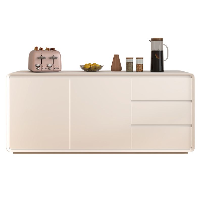 Contemporary Style Wood Sideboard Cabinet with Cabinets and Drawers