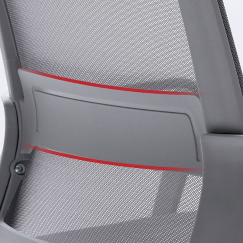 Sedia da ufficio moderna sedia a braccio fisso con schiena traspirante