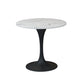 Round Black Base Dining Table Modern Stone Table for Milk Tea Shop Clearhalo 'Dining Tables & Seating' 'Dining Tables' 'dining_table' 'furn' 'furn_dining_table' 'Furniture' 'Kitchen & Dining Furniture' 1200x1200_28321313-5f64-468a-a083-59f0040918a5