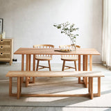 Glam Rectangle Shape Solid Wood Dining Table Khaki Standard Dining Table for Kitchen Clearhalo ' dining_table' 'Dining Tables & Seating' 'Dining Tables' 'furn' 'furn_dining_table' 'Furniture' 'furniture_dining_table' 'Kitchen & Dining Furniture' 'kitchen&dining_furn' 'kitchen' 'kitchen_dining_table' 1200x1200_283227dd-7114-4cb5-a5ba-d3ddfff05321