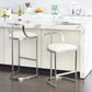 White Upholstered Bar Stools Backrest Counter Stool with Metal Base Clearhalo 'Bar Furniture' 'Bar Stools' 'bar_stools' 'furn' 'furn_bar_stools' 'Furniture' 'Kitchen & Dining Furniture' 1200x1200_28329d48-36c2-4efa-9dbe-30279fafaaea