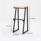 Industrial Bar and Counter Stool Backless Stool with Sled Base in Black Clearhalo 'Bar Furniture' 'Bar Stools' 'bar_stools' 'furn' 'furn_bar_stools' 'Furniture' 'furniture_bar_stools' 'Kitchen & Dining Furniture' 1200x1200_28329ffc-952d-4905-93fd-9dbe3b7c9bf9