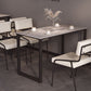 Industrial PU Leather Dining Chair Open Back Upholstered Dining Side Chair Clearhalo 'Dining Chairs' 'Dining Tables & Seating' 'dining_chair' 'furn' 'furn_dining_chair' 'Furniture' 'Kitchen & Dining Furniture' 1200x1200_2833a8ca-f103-4749-8e2e-111d87d2bfad