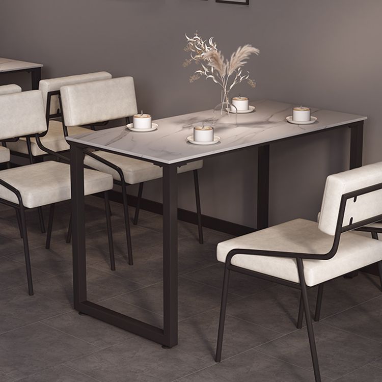 Industrial PU Leather Dining Chair Open Back Upholstered Dining Side Chair Clearhalo 'Dining Chairs' 'Dining Tables & Seating' 'dining_chair' 'furn' 'furn_dining_chair' 'Furniture' 'Kitchen & Dining Furniture' 1200x1200_2833a8ca-f103-4749-8e2e-111d87d2bfad