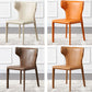 Modern Style Leather Dining Side Chair Wingback Side Chair for Restaurant Use