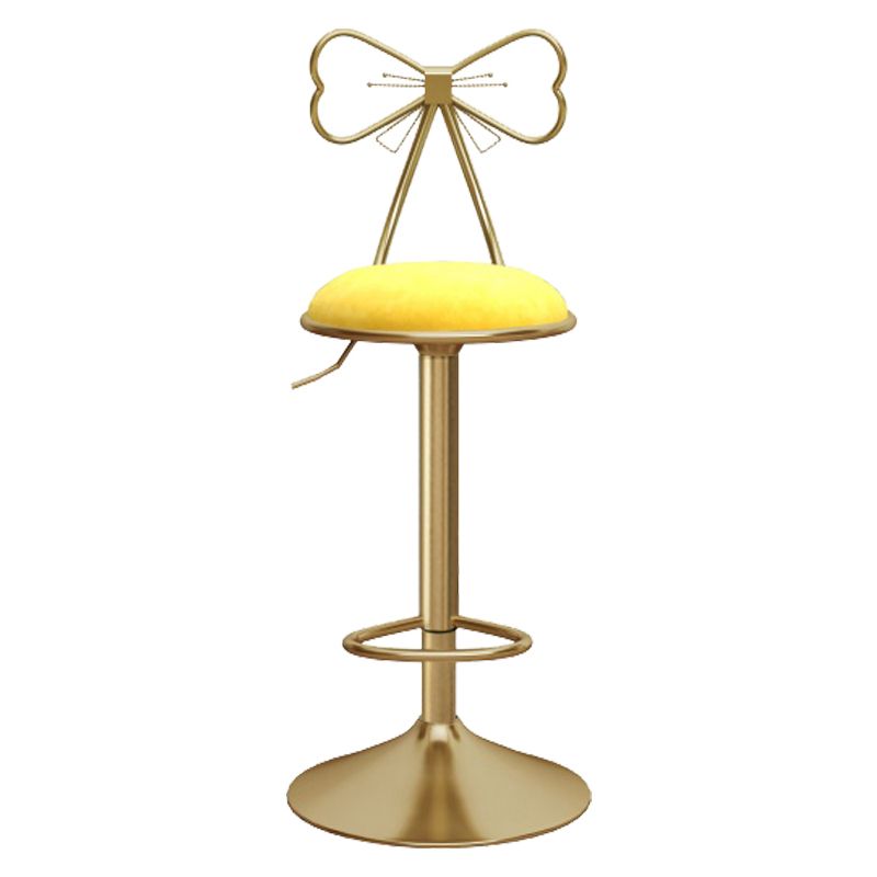 布張りのバースツール調整可能な高さスカンジナビアのカウンターハイトスツール