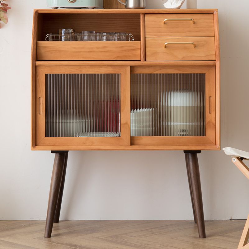 38.58" Tall 2 - Drawer Accent Cabinet, 1-door Wooden Rectangle Cabinet with Shelf Clearhalo 'Cabinets & Chests' 'cabinets_chests' 'furn' 'furn_cabinets_chests' 'Furniture' 'Living Room Furniture' 1200x1200_283a3e41-fcac-4426-943c-ffbfa36fa227