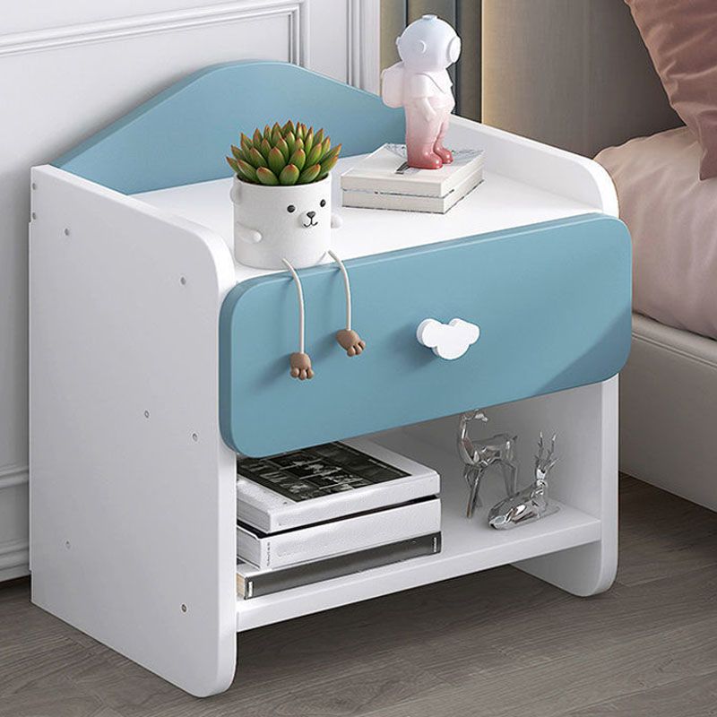 Contemporary Bedside Cabinet Night Table Lower Shelf Night Table for Bedroom Clearhalo 'Bedroom Furniture' 'furn' 'furn_night_stand' 'Furniture' 'night_stand' 'Nightstands' 1200x1200_283a80bb-66bb-43b8-95b0-3e4b8d4c3593
