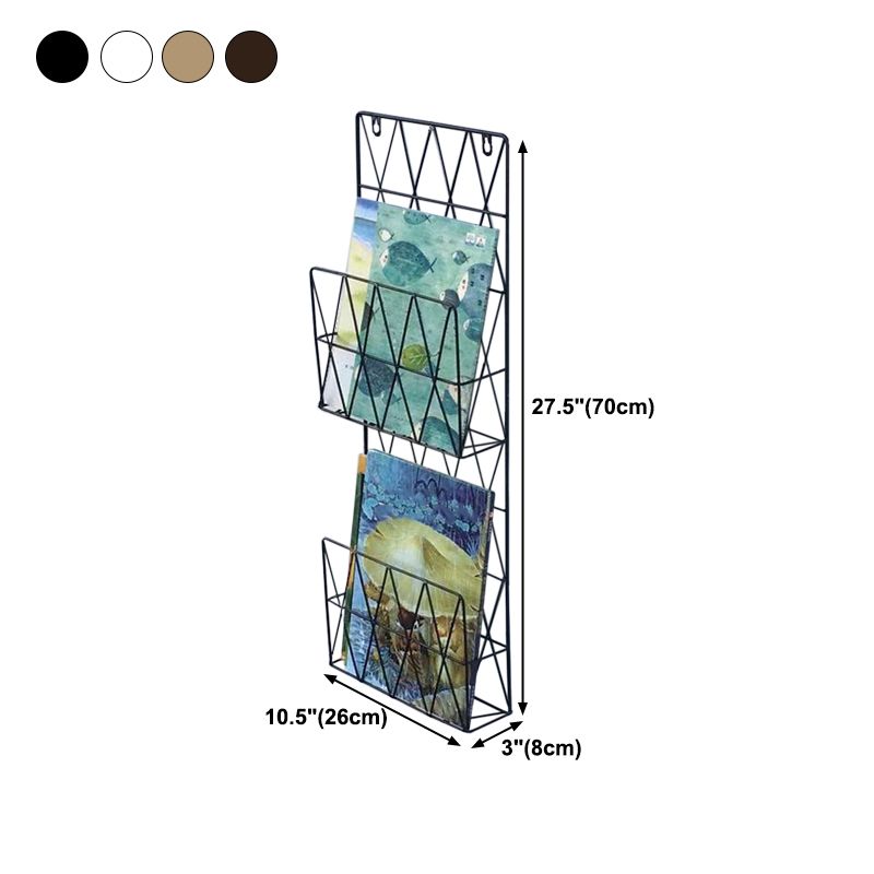 Wall Mounted Bookshelf Contemporary Style Bookcase for Home Study Room Clearhalo 'Bookcases' 'furn' 'furn_bookcases' 'Furniture' 'Office Furniture' 1200x1200_283e4d5a-d4c2-4a40-9045-f8a091cf0e77