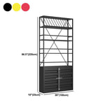 Soporte de botella de vino industrial de metal con estante de botella de vino