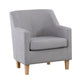 Scandinavian Living Room Arm Chair Solid Wood Frame Accent Armchair