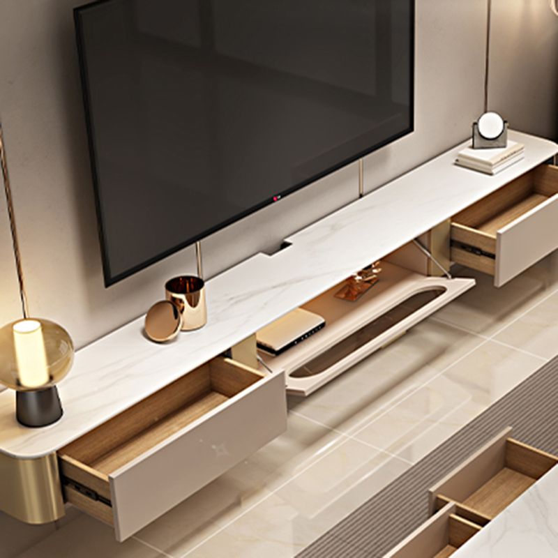 Modern TV Stand Console Enclosed Storage TV Media Console with Drawers Clearhalo 'furn' 'furn_tv_stands_entertainment_centers' 'Furniture' 'Living Room Furniture' 'TV Stands & Entertainment Centers' 'TV Stands & Media Storage Furniture' 'tv_stands_entertainment_centers' 1200x1200_2840e734-bf4f-4aa5-8a32-80899c7ec311