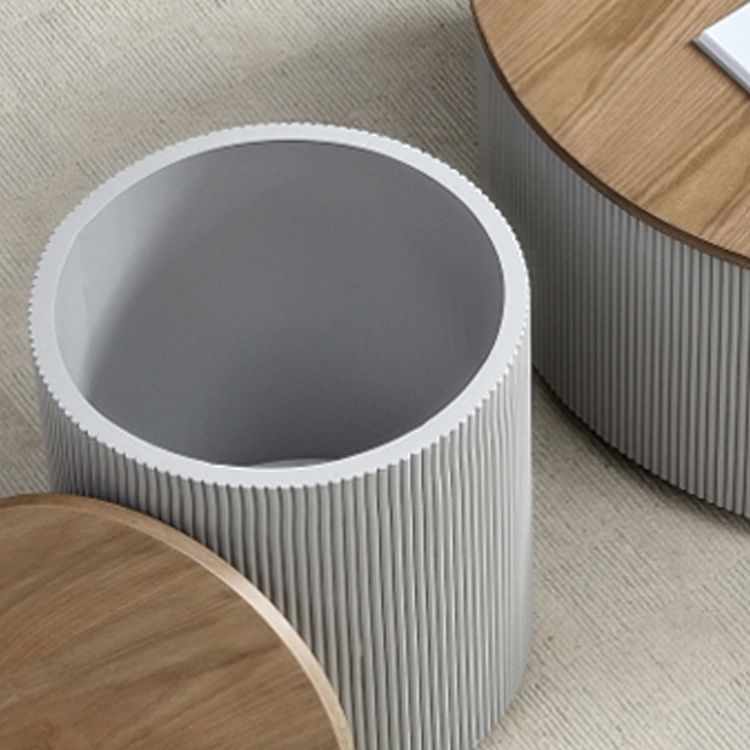 19.7" Tall North European Drum End Table Round Side End Table for Living Room Clearhalo 'Coffee & Accent Tables' 'End & Side Tables' 'end_side_tables' 'furn' 'furn_end_side_tables' 'Furniture' 'Living Room Furniture' 1200x1200_28419f5c-b788-4206-93cc-dcc83459419c