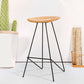 Modern Solid Wood Counter Stool Armless Bar Stool with Footrest Clearhalo 'Bar Furniture' 'Bar Stools' 'bar_stools' 'furn' 'furn_bar_stools' 'Furniture' 'Kitchen & Dining Furniture' 1200x1200_2847c512-59b0-4e69-b6e2-f9a2e3a217ec