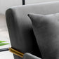 Modern Macaroon Velvet Sofa Tuxedo Arm Standard Tight Back Sofa Clearhalo 'furn' 'furn_sofas' 'Furniture' 'furniture_sofas' 'kitchen' 'kitchen_sofas' 'Living Room Furniture' 'Sofa' 'sofas' 1200x1200_28496a6d-fdb7-4dcb-b961-c2a97ab7b5b2