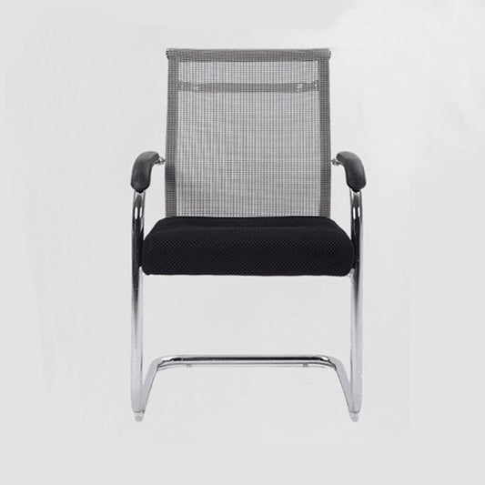 24 "W sedia da ufficio contemporanea a griglia traspirante per scrivania imbottita