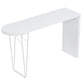 Solid Wood Bar Table Contemporary Bar Table with Sled Base in White Clearhalo 'Bar Furniture' 'Bar Tables' 'bar_tables' 'furn' 'furn_bar_tables' 'Furniture' 'furniture_bar_tables' 'Kitchen & Dining Furniture' 1200x1200_2853dbc8-ac2a-4d92-aba7-6cfc4be9083b