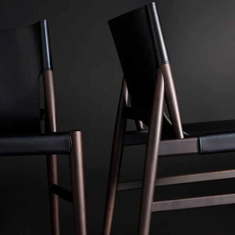 Leather Armless Dining Chairs Home Upholstered Side Chairs with Wood Legs Clearhalo ' kitchen&dining_furn' 'Dining Chairs' 'Dining Tables & Seating' 'dining_chair' 'furn' 'furn_dining_chair' 'Furniture' 'furniture_dining_chair' 'Kitchen & Dining Furniture' 'kitchen' 1200x1200_2854c79e-7c3e-4768-a490-70a9c5cf1022