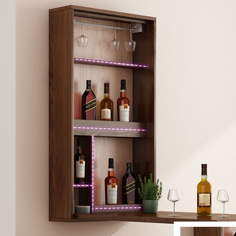 Table de bar rectangulaire en bois massif, table de salle à manger extensible pour la cuisine