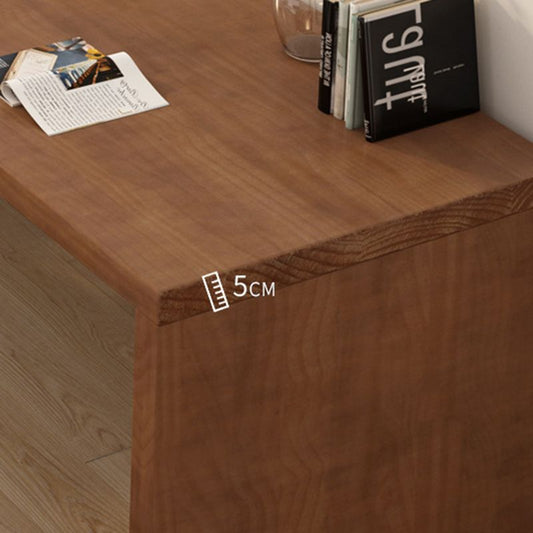 Zeitgenössischer Kiefern Büroschreibtisch L-Form Schreibschalter für Büro