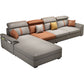 Modern Pillow Top Arm Sofa with Adjustable Bolster Pillows and Storage Bag Clearhalo 'furn' 'furn_sectionals' 'Furniture' 'furniture_sectionals' 'kitchen' 'kitchen_sectionals' 'Living Room Furniture' 'Sectionals' 1200x1200_2857553f-dff5-426f-84bf-6455e7584c90