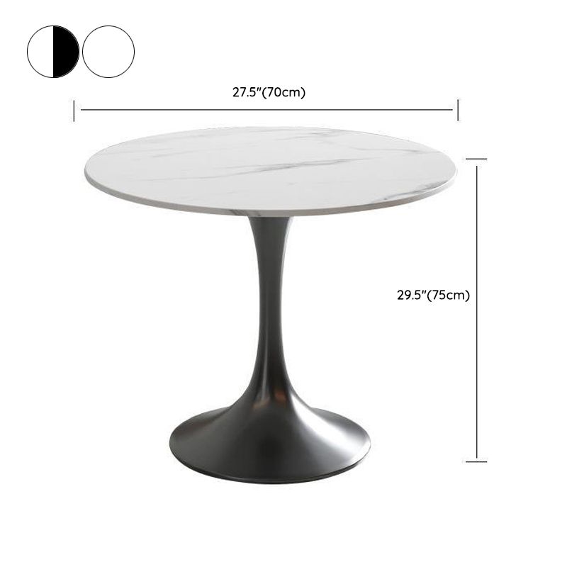 Ensemble de dînette moderne avec chaises en métal 1/2/4/5 pièces