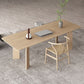 Simple Kitchen Standard Dining Table Solid Wood Khaki Dining Table with 4 Legs Base Clearhalo ' dining_table' 'Dining Tables & Seating' 'Dining Tables' 'furn' 'furn_dining_table' 'Furniture' 'furniture_dining_table' 'Kitchen & Dining Furniture' 'kitchen&dining_furn' 'kitchen' 'kitchen_dining_table' 1200x1200_2859f697-bd2b-41c4-89a8-a144f7a8df72