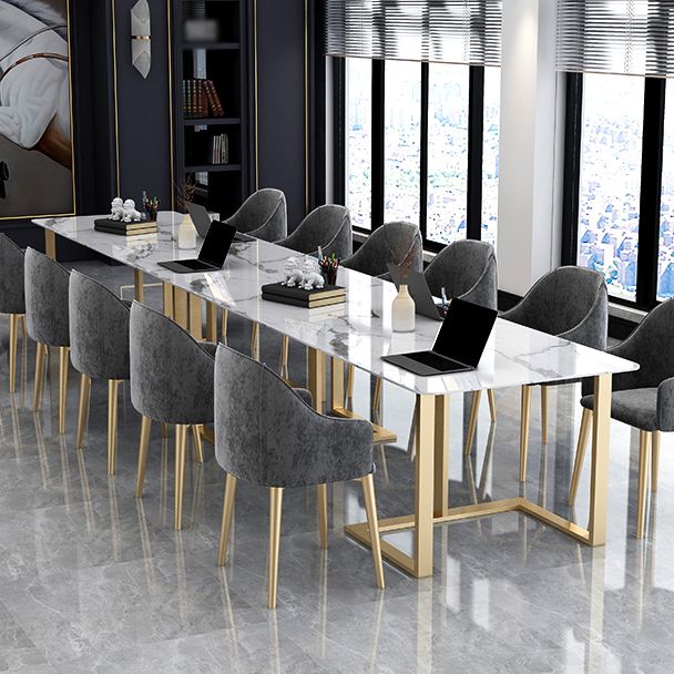 Table de réunion rectangulaire du bureau à domicile simplicité