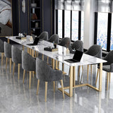 Table de réunion rectangulaire du bureau à domicile simplicité