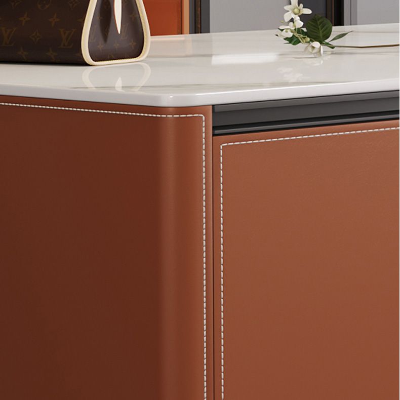 Cuisine de cuisine stationnaire Granite Top Cuisine Kitchen Island avec tiroir