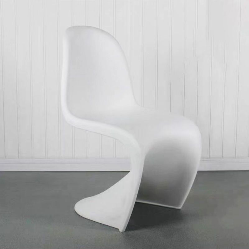 Scandinavian Style Plastic Dining Armless Chair Solid Back Chair for Home Clearhalo ' kitchen&dining_furn' 'Dining Chairs' 'Dining Tables & Seating' 'dining_chair' 'Furniture' 'furniture_dining_chair' 'Kitchen & Dining Furniture' 'kitchen' 1200x1200_28607241-8c4d-4bf2-930e-4880305d7b8d