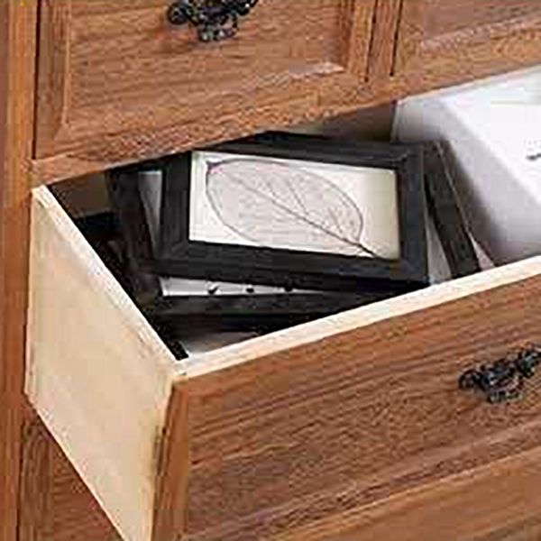 Costa Storage Chox Dresser Cofre de almacenamiento de madera maciza, 13.65 pulgadas de ancho