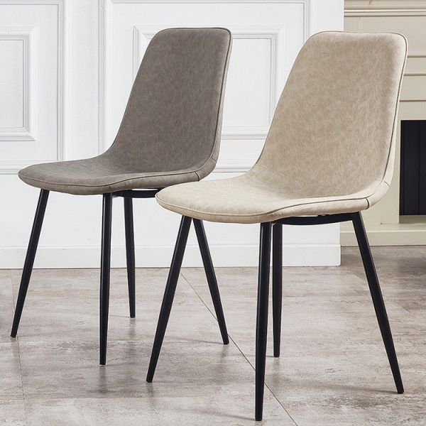 Modern Style Kitchen Chairs Dining Armless Chair with Metal Legs Clearhalo ' kitchen&dining_furn' 'Dining Chairs' 'Dining Tables & Seating' 'dining_chair' 'Furniture' 'furniture_dining_chair' 'Kitchen & Dining Furniture' 'kitchen' 1200x1200_28613f74-80e4-4858-83c5-8fcea23b7d53