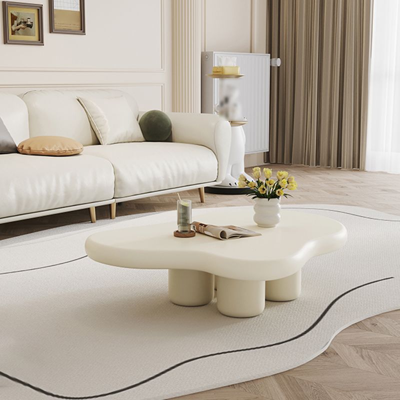 11"H Contemporary Coffee Table 4 Legs Single Coffee Cocktail Table Clearhalo 'Coffee & Accent Tables' 'Coffee Tables' 'coffee_tables' 'furn' 'furn_coffee_tables' 'Furniture' 'Living Room Furniture' 1200x1200_286176f8-fda9-49ff-8495-7d233f168f45