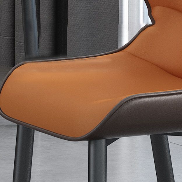 Modern Style Leather Dining Chairs Wingback Parsons Arm Side Chairs (Set of 2) Clearhalo ' kitchen&dining_furn' 'Dining Chairs' 'Dining Tables & Seating' 'dining_chair' 'furn' 'furn_dining_chair' 'Furniture' 'furniture_dining_chair' 'Kitchen & Dining Furniture' 'kitchen' 1200x1200_2863412c-df3a-499c-9f7e-5f5bcd16f02f