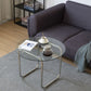 Modern Glass Coffee Table with Sled Stainless Steel Base Cocktail Table Clearhalo 'Coffee & Accent Tables' 'Coffee Tables' 'coffee_tables' 'furn' 'furn_coffee_tables' 'Furniture' 'Living Room Furniture' 1200x1200_28667651-6e3a-4343-b9bb-88c5064b965f