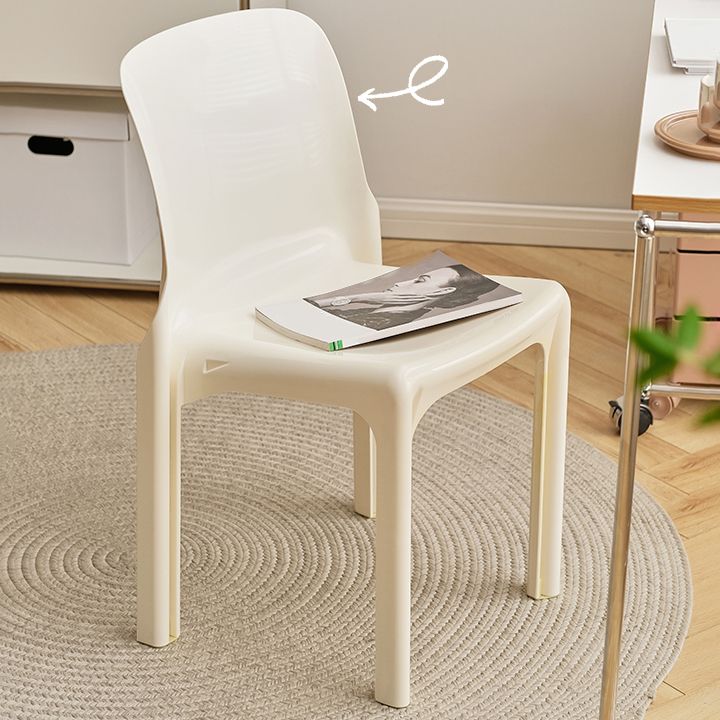 Modern Style Side Chair Plastic Dining Side Chair for Living Room
