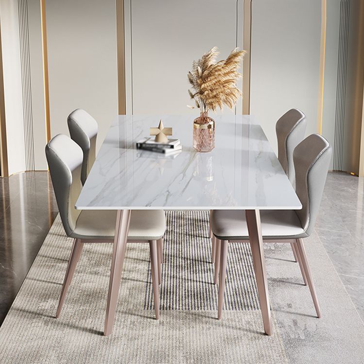 Nordic 1/2/5/7 Pieces Dining Set Sintered Stone Dining Table Set for Restaurant Clearhalo 'Dining Room Sets' 'Dining Tables & Seating' 'dining_room_set' 'furn' 'furn_dining_room_set' 'Furniture' 'furniture_dining_room_set' 'Kitchen & Dining Furniture' 'kitchen&dining_furn' 'kitchen' 1200x1200_286903e5-4389-4386-a48f-5f3ba91e2487