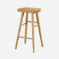 Modern Armless Counter Stool Pine Wood Cafe Bar Stool with Wooden Seat and Pedal Clearhalo 'Bar Furniture' 'Bar Stools' 'bar_stools' 'furn' 'furn_bar_stools' 'Furniture' 'furniture_bar_stools' 'Kitchen & Dining Furniture' 1200x1200_286b7f58-ca3e-4294-85ce-a3acbf9bca37