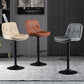 Faux Leather Swivel Bar Chair Modern Armless Upholstered Bar Stool Clearhalo 'Bar Furniture' 'Bar Stools' 'bar_stools' 'furn' 'furn_bar_stools' 'Furniture' 'Kitchen & Dining Furniture' 1200x1200_286c2093-bf83-4b68-b1bf-6bcc9fb69930