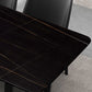 Industrial Kitchen Dining Table Sintered Stone Rectangle Dining Table with Double Pedestal Bases Clearhalo ' dining_table' 'Dining Tables & Seating' 'Dining Tables' 'furn' 'furn_dining_table' 'Furniture' 'furniture_dining_table' 'Kitchen & Dining Furniture' 'kitchen&dining_furn' 'kitchen' 'kitchen_dining_table' 1200x1200_286df6bb-625e-4eb9-b876-155ce258322e
