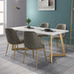 Nordic 1/4/5 Pieces Dining Set Sintered Stone Dining Table with Leather Chairs Clearhalo 'Dining Room Sets' 'Dining Tables & Seating' 'dining_room_set' 'furn' 'furn_dining_room_set' 'Furniture' 'furniture_dining_room_set' 'Kitchen & Dining Furniture' 'kitchen&dining_furn' 'kitchen' 1200x1200_286f1808-f3d6-4601-b665-89a2b46ade0c