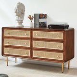 Solid Wood Storage Chest Dresser Traditional Chest for Bedroom