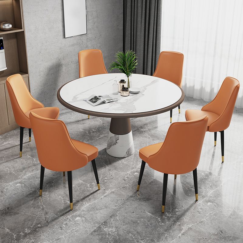 Glam Style Side Chair Upholstered Dining Chair for Dining Room Clearhalo 'Dining Chairs' 'Dining Tables & Seating' 'dining_chair' 'furn' 'furn_dining_chair' 'Furniture' 'Kitchen & Dining Furniture' 1200x1200_28704824-e8de-479e-b1c5-aafd60ab802b