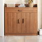 Server in legno Credenza in stile contemporaneo con armadi e cassetti