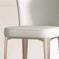 Glam Leather Dining Armless Chair Metal Dining Parsons Chair for Home Use Clearhalo ' kitchen&dining_furn' 'Dining Chairs' 'Dining Tables & Seating' 'dining_chair' 'furn' 'furn_dining_chair' 'Furniture' 'furniture_dining_chair' 'Kitchen & Dining Furniture' 'kitchen' 1200x1200_2872a043-754e-4655-b151-4248d12dd196