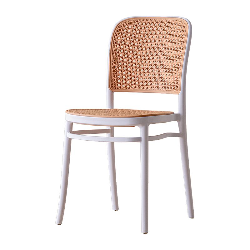 Modern Plastic Dining Armless Chair Open Back Dining Side Chair for Restaurant Use Clearhalo ' kitchen&dining_furn' 'Dining Chairs' 'Dining Tables & Seating' 'dining_chair' 'furn' 'furn_dining_chair' 'Furniture' 'furniture_dining_chair' 'Kitchen & Dining Furniture' 'kitchen' 1200x1200_2872e679-3a52-439b-ad98-54bad7a40c22