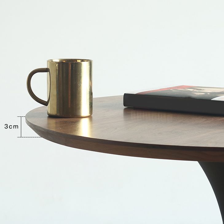 Modern Round Wood Dining Table Standard Kitchen Dining Table with Tulip Base Clearhalo ' dining_table' 'Dining Tables & Seating' 'Dining Tables' 'furn' 'furn_dining_table' 'Furniture' 'furniture_dining_table' 'Kitchen & Dining Furniture' 'kitchen&dining_furn' 'kitchen' 'kitchen_dining_table' 1200x1200_28734e23-f56c-4383-bec5-30c498240294