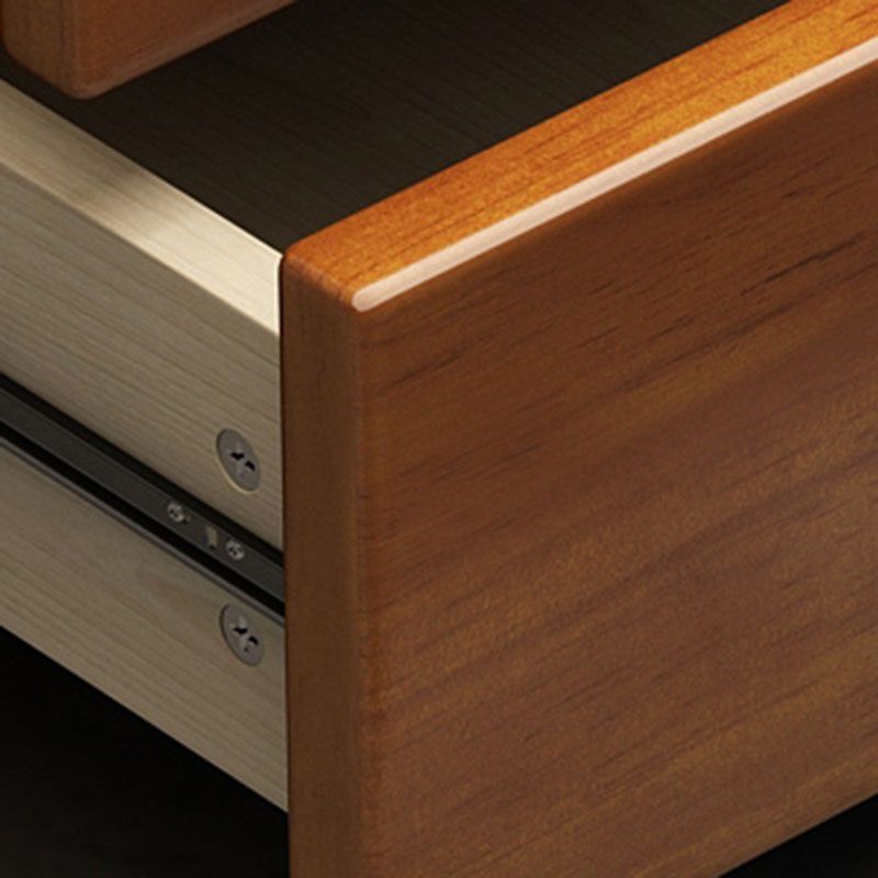 Cassapanca moderna per la casa Cassettiera in legno di gomma con cassetti